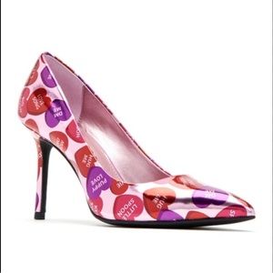 Katy Perry Sissy Conversation Heart Pump- Pink Multi